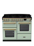 Rangemaster Estel Deluxe 110cm Dual Fuel Range Cooker with Gas Hob, Mint