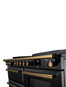 Rangemaster Estel Deluxe 110cm Electric Fuel Range Cooker with Induction Hob - view 2, Black