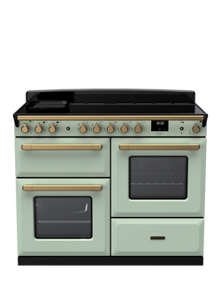 Rangemaster Estel Deluxe 110cm Electric Fuel Range Cooker with Induction Hob, Mint