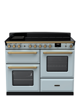 Rangemaster Estel Deluxe 110cm Electric Fuel Range Cooker with Induction Hob, Misty Blue