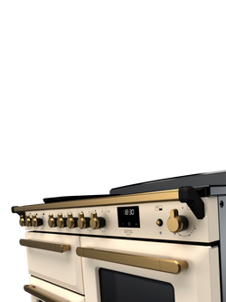 Rangemaster Estel Deluxe 110cm Electric Fuel Range Cooker with Induction Hob - view 2, Pale Cream