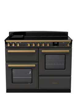 Rangemaster Estel Deluxe 110cm Electric Fuel Range Cooker with Induction Hob, Slate