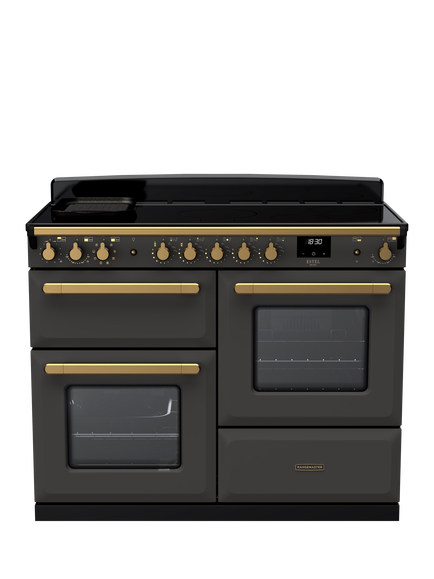 Rangemaster Estel Deluxe 110cm Electric Fuel Range Cooker with Induction Hob, Slate