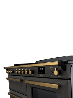 Rangemaster Estel Deluxe 110cm Electric Fuel Range Cooker with Induction Hob - view 2, Slate