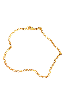 L & T Heirlooms Pre-Loved 9ct Yellow Gold Anklet, Yellow Gold