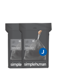 simplehuman Odorsorb Bin Liners, Code J, Pack of 40