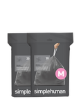 simplehuman Odorsorb Bin Liners, Code M, Pack of 40