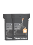 simplehuman Odorsorb Bin Liners, Code Q, Pack of 40