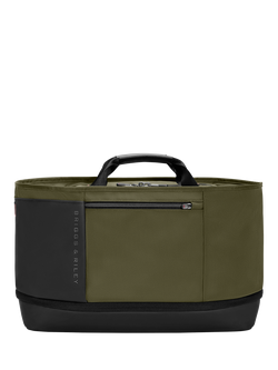 Briggs & Riley Expandable Overnighter Bag, 31L, Black, Hunter