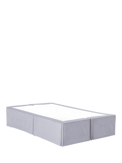 Hypnos Firm Edge Upholstered 2 Drawer Divan Base, King Size, Linoso Sky