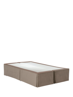 Hypnos HideAway™ Upholstered Divan Base, King Size, Imperio Grey