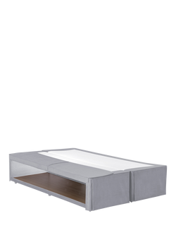 Hypnos HideAway™ Upholstered Divan Base, King Size - view 2, Linoso Sky
