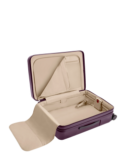 Briggs & Riley Hard Shell 4-Wheel Spinner 69cm Expandable Medium Suitcase, 104L - view 2, Plum