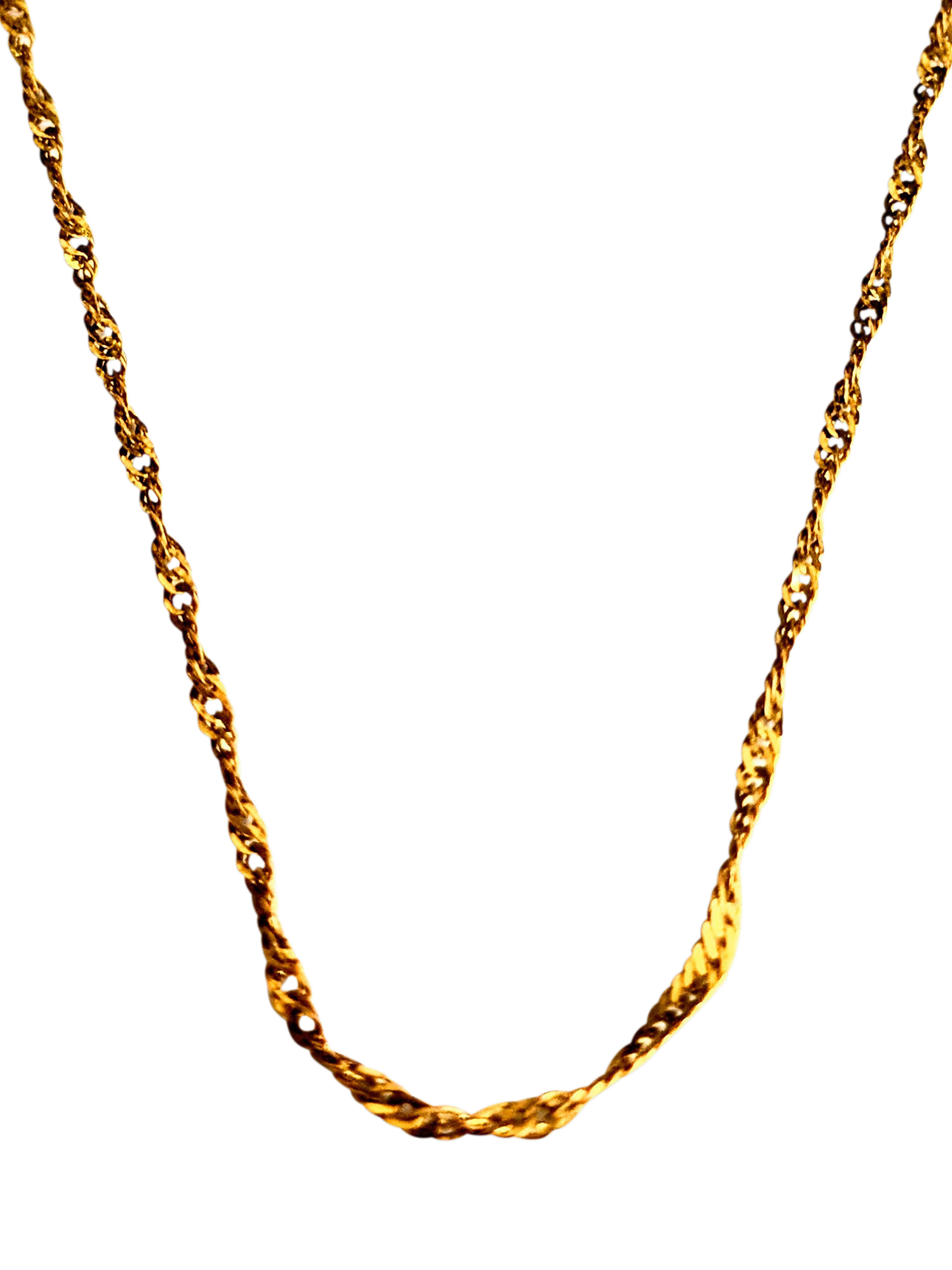 Product image 1 of 1, which shows L & T Heirlooms Pre-Loved 9ct Yellow Gold Prince of Wales Chain Necklace