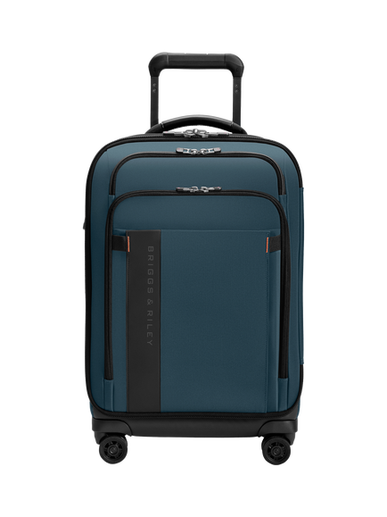 Briggs & Riley ZDX Essential Carry-On 4-Wheel Spinner 56cm Expandable Cabin Case, 46.5L, Ocean