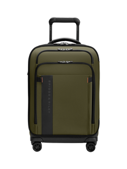 Briggs & Riley ZDX Essential Carry-On 4-Wheel Spinner 56cm Expandable Cabin Case, 46.5L, Hunter