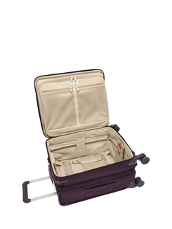 Briggs & Riley Global Carry-On 4-Wheel Spinner 53cm Expandable Cabin Case, 49L - view 2, Plum