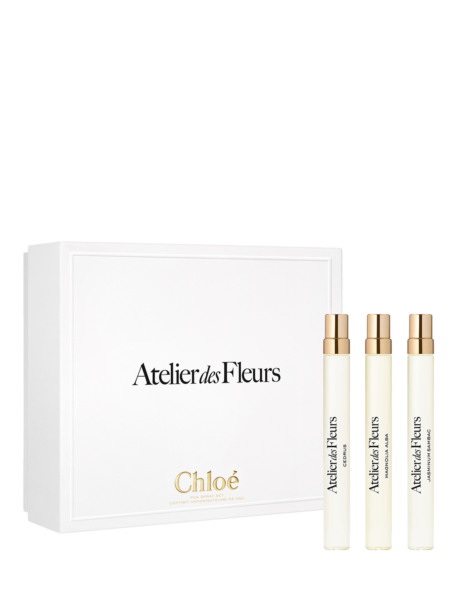 Product image 1 of 2, which shows Chloé Atelier des Fleurs Penspray Fragrance Gift Set, 3 x 10ml