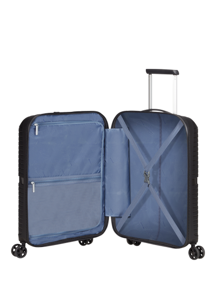 American Tourister Airconic 4-Wheel Spinner 55cm Cabin Case, 33.5L - view 2, Onyx Black