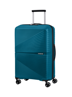 American Tourister Airconic 4-Wheel Spinner 67cm Medium Suitcase, 67L, Deep Ocean