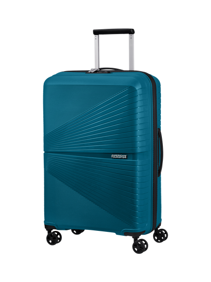 American Tourister Airconic 4-Wheel Spinner 67cm Medium Suitcase, 67L, Deep Ocean