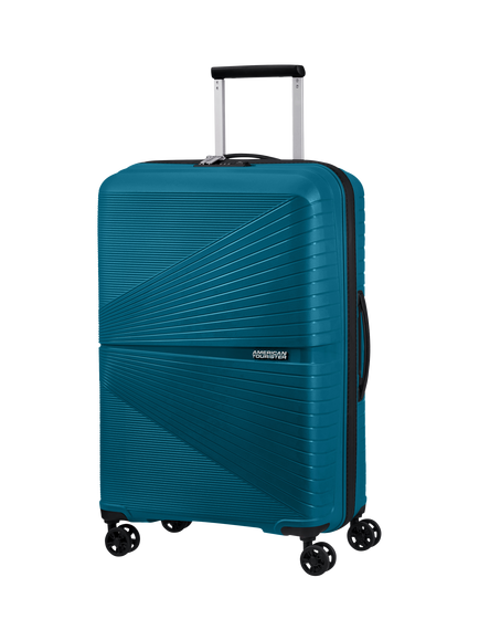 American Tourister Airconic 4-Wheel Spinner 77cm Large Suitcase, 101L, Deep Ocean