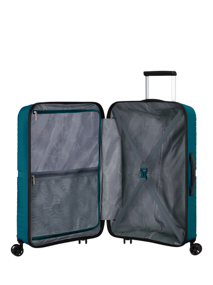 American Tourister Airconic 4-Wheel Spinner 77cm Large Suitcase, 101L - view 2, Deep Ocean