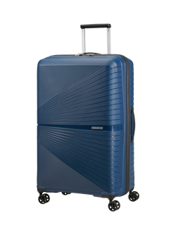American Tourister Airconic 4-Wheel Spinner 77cm Large Suitcase, 101L, Midnight Navy