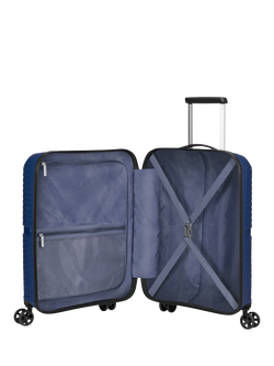 American Tourister Airconic 4-Wheel Spinner 55cm Front Loader Cabin Case, 34L, Onyx Black - view 2, Midnight Navy