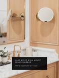 simplehuman Hard-Wired Wall Mounted Makeup Sensor Mirror