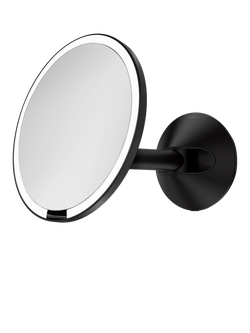 Simplehuman Hard-Wired Wall Mounted Makeup Sensor Mirror, Matte Black