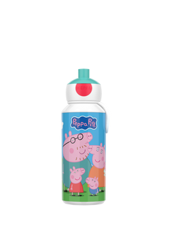 Mepal Peppa Pig Leak-Proof Pop Up Drinks Bottle, 400ml, Multi