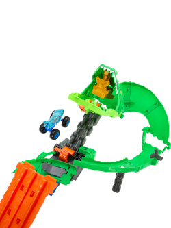 Hot Wheels Sharks vs. Dinos Dragon Destruction Playset - view 2, Multi