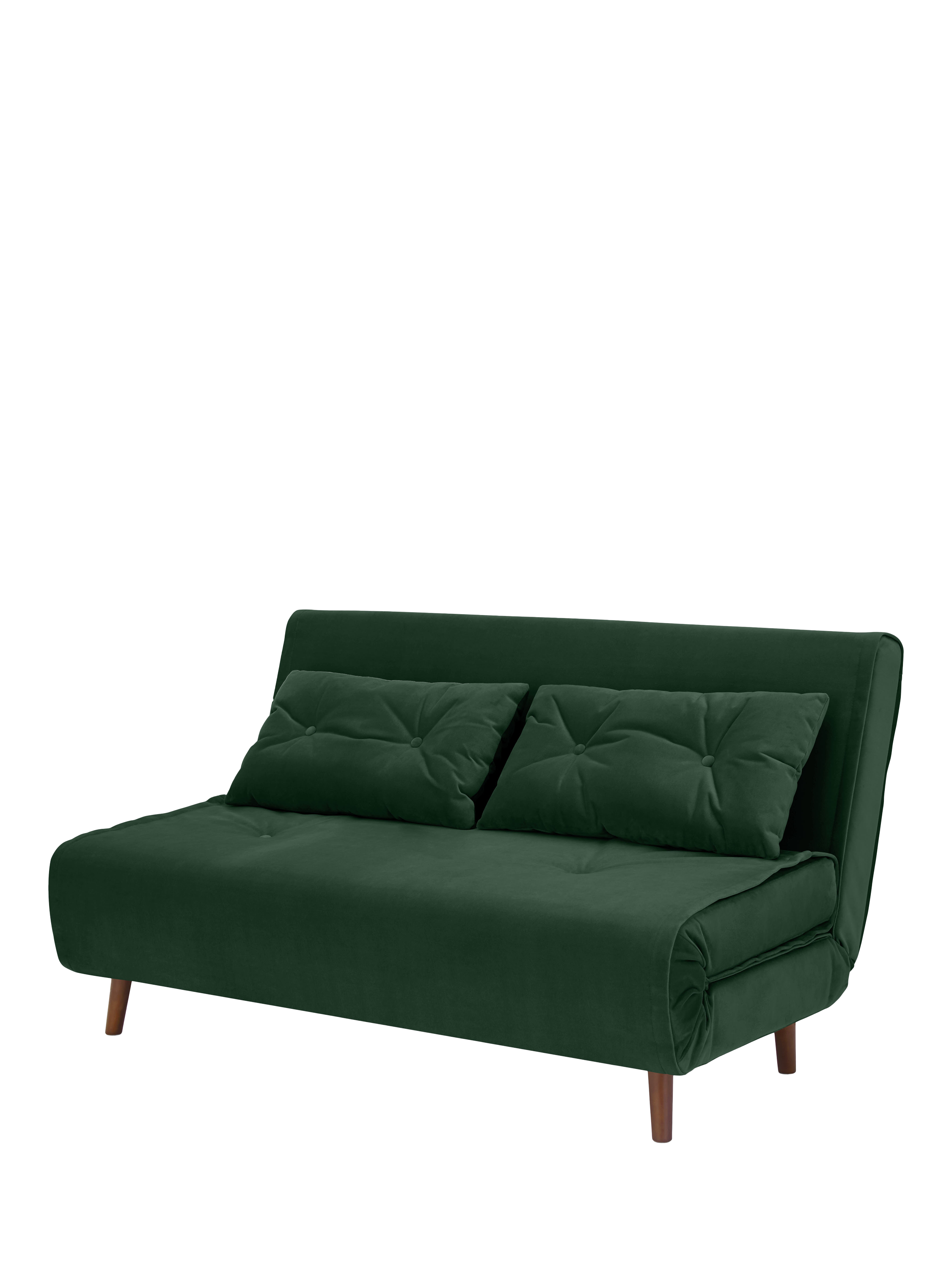 Haru Range, MADE Haru 2.5 Seater Sofa Bed, Moss Green