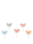 Hootyballoo Pastel Bow Cake Candles, Pack of 5