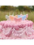 Hootyballoo Pastel Bow Cake Candles, Pack of 5