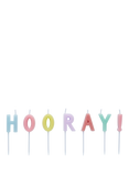 Hootyballoo Hooray Cake Candles, Pack of 7