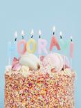 Hootyballoo Hooray Cake Candles, Pack of 7