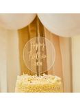 Hootyballoo Acrylic Cake Topper Set