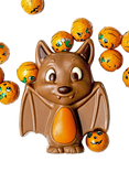 Sweet Me Keep Me Milk Chocolate Hollow Bat & Foiled Pumpkins, 100g