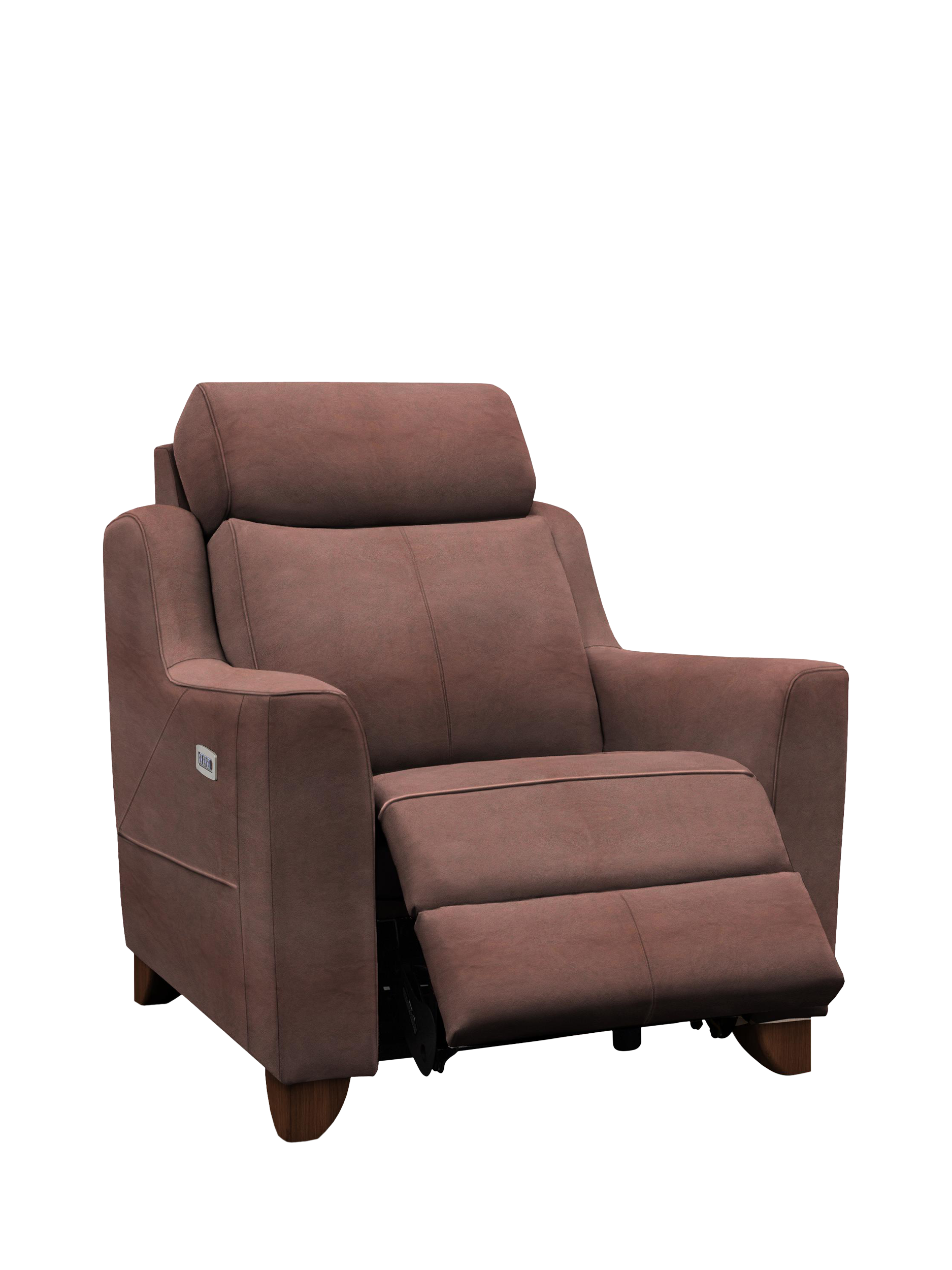 Bodella Range, Parker Knoll Bodella Leather Power Recliner Chair, Dallas Dark Brown