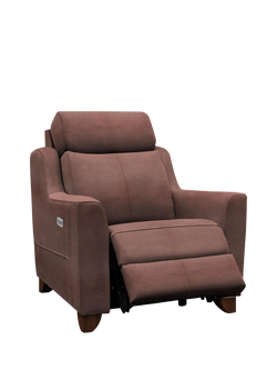 Parker Knoll Bodella Leather Power Recliner Chair, Dallas Dark Brown