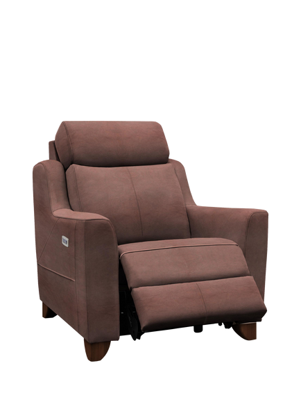 Parker Knoll Bodella Leather Power Recliner Chair, Dallas Dark Brown