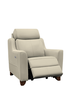 Parker Knoll Bodella Leather Power Recliner Chair, Madri Dove