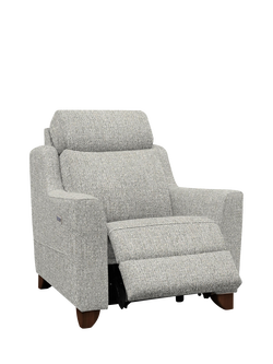 Parker Knoll Bodella Power Recliner Chair, Edith Easy Clean Silver