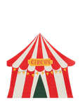 Hootyballoo Circus Napkins, Pack of 16