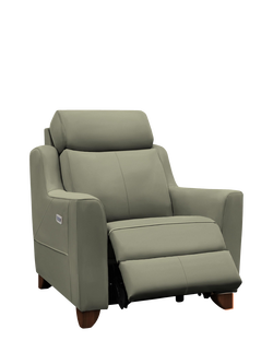 Parker Knoll Bodella Leather Power Recliner Chair, Madri Olive