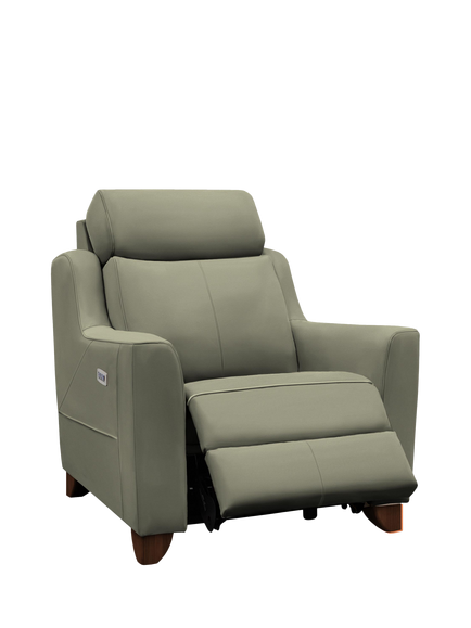 Parker Knoll Bodella Leather Power Recliner Chair, Madri Olive