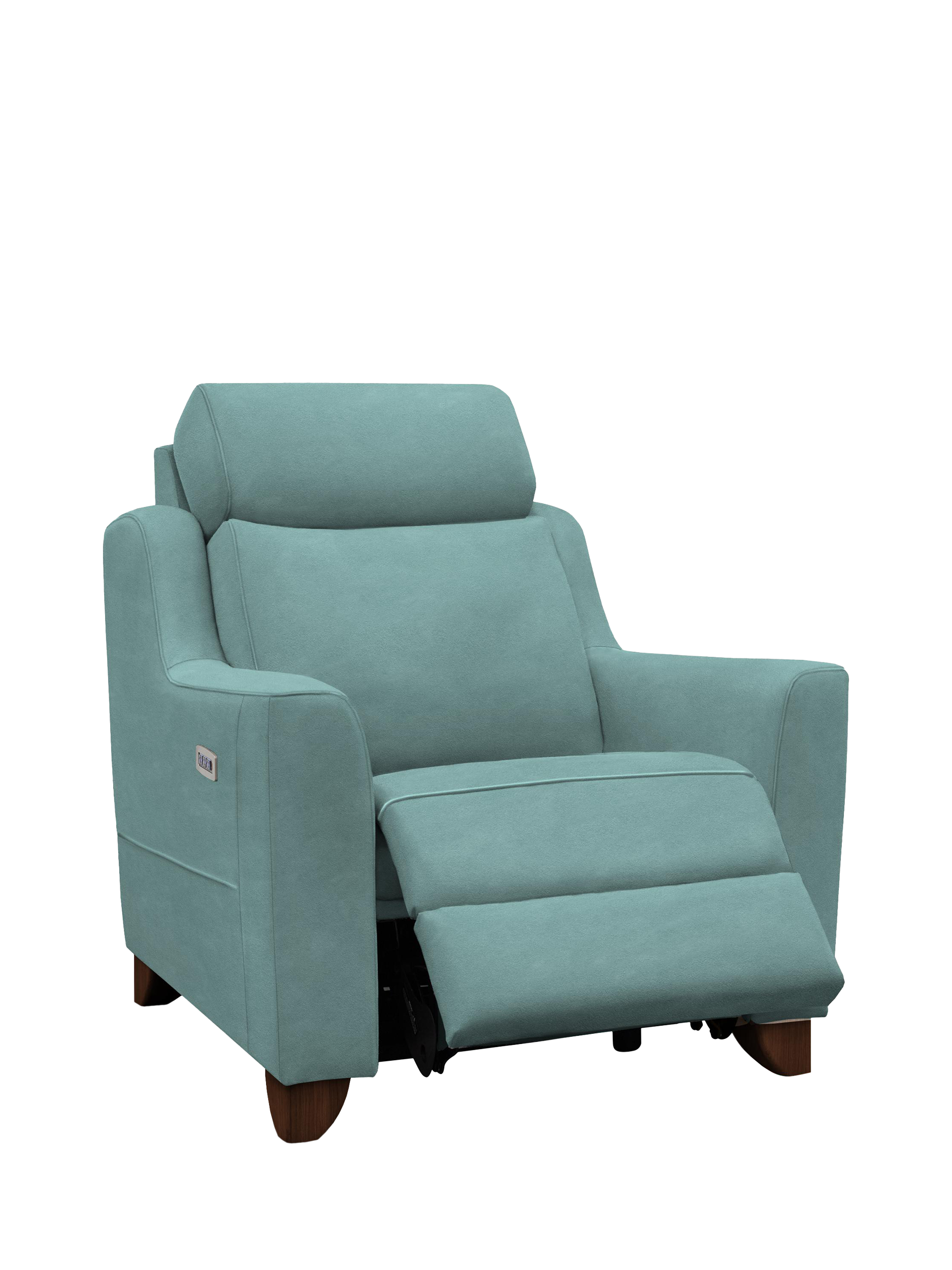 Bodella Range, Parker Knoll Bodella Power Recliner Chair, Velvet Aqua