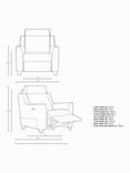 Parker Knoll Bodella Static Recliner Chair, Edith Ec Natural